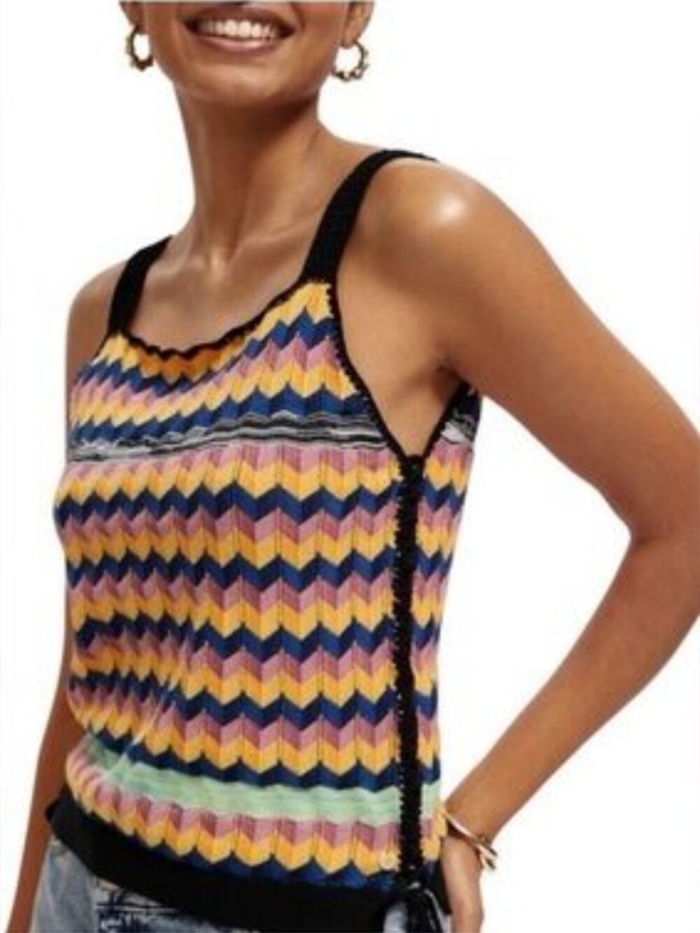 Scotch & Soda Born To Love Tank Multicolor (Size M)